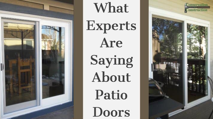 Conservation Construction, New Patio Doors, Replacement Patio Doors