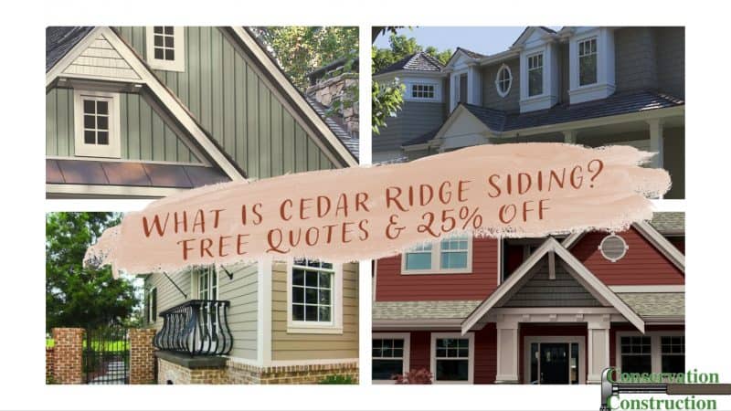 What is Cedar Ridge Siding, Siding Replacement, Replacement Siding, New Siding