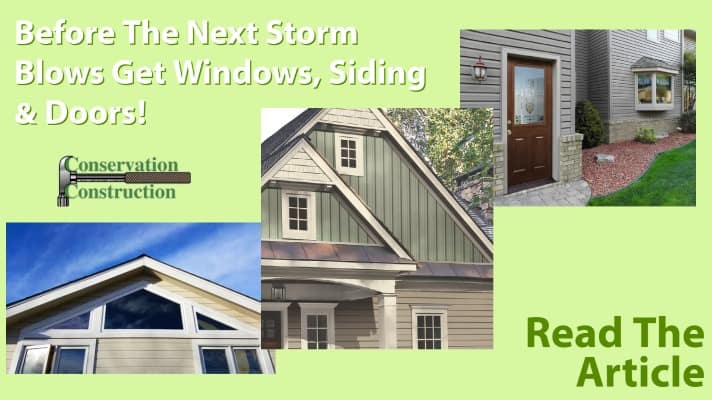Windows, Siding Doors, Conservation Construction, Read The Article
