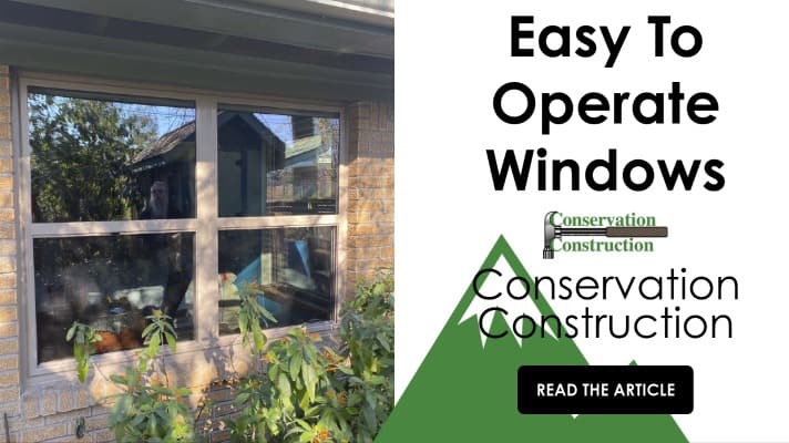 Easy To Operate Windows, Conservation Construction, New Windows,