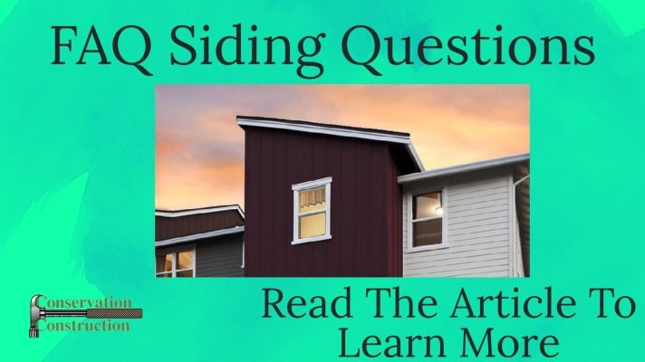 Frequently Asked Siding Question, New Siding Replacement