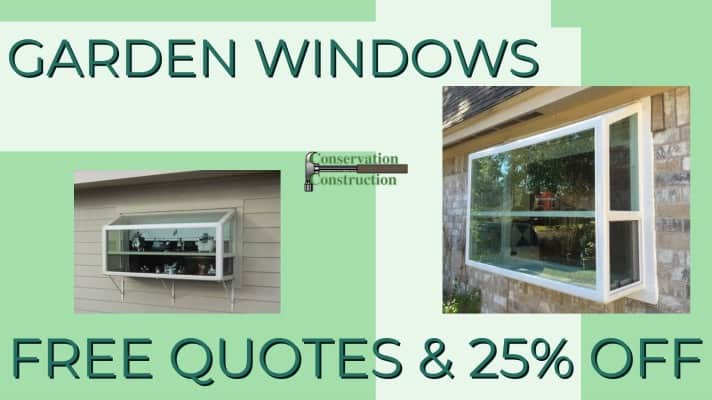 Garden Windows, Window Replacement, Conservation Construction,