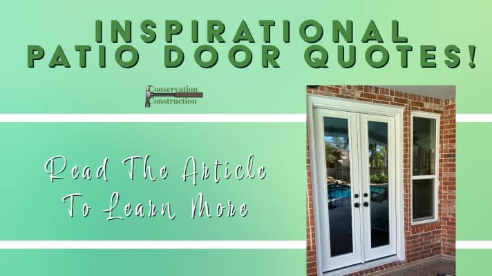 Inspirational Patio Door Quotes, Free Quotes & 25% Off,