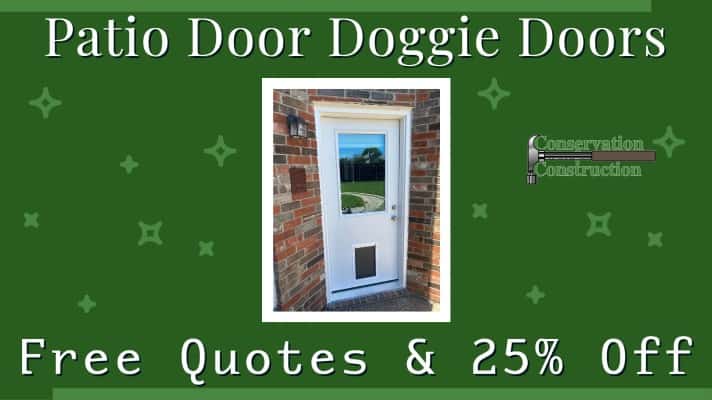 Patio Door Doggie Doors, Patio Door Replacement,